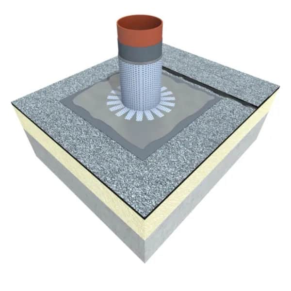 Innovativer Flachdachaufbau – Integrierte Dämmung und Entwässerung