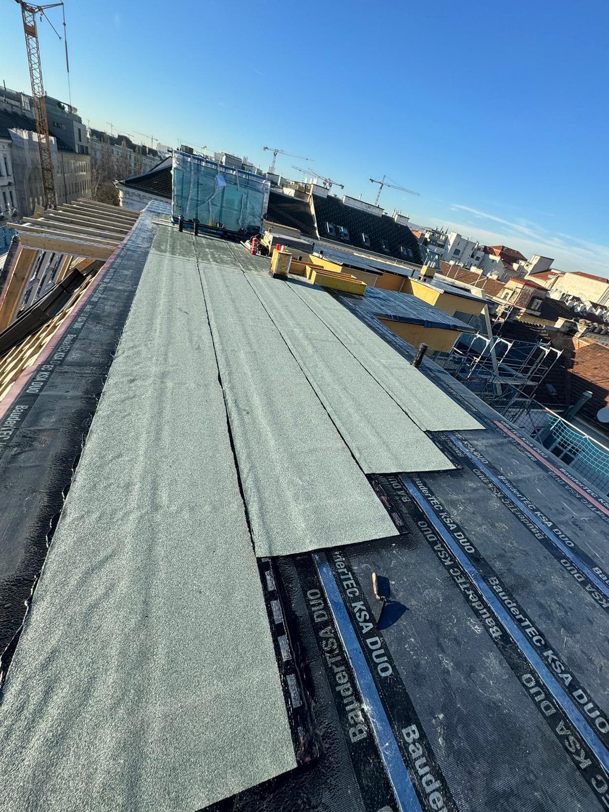 Verlegung von Dämmplatten