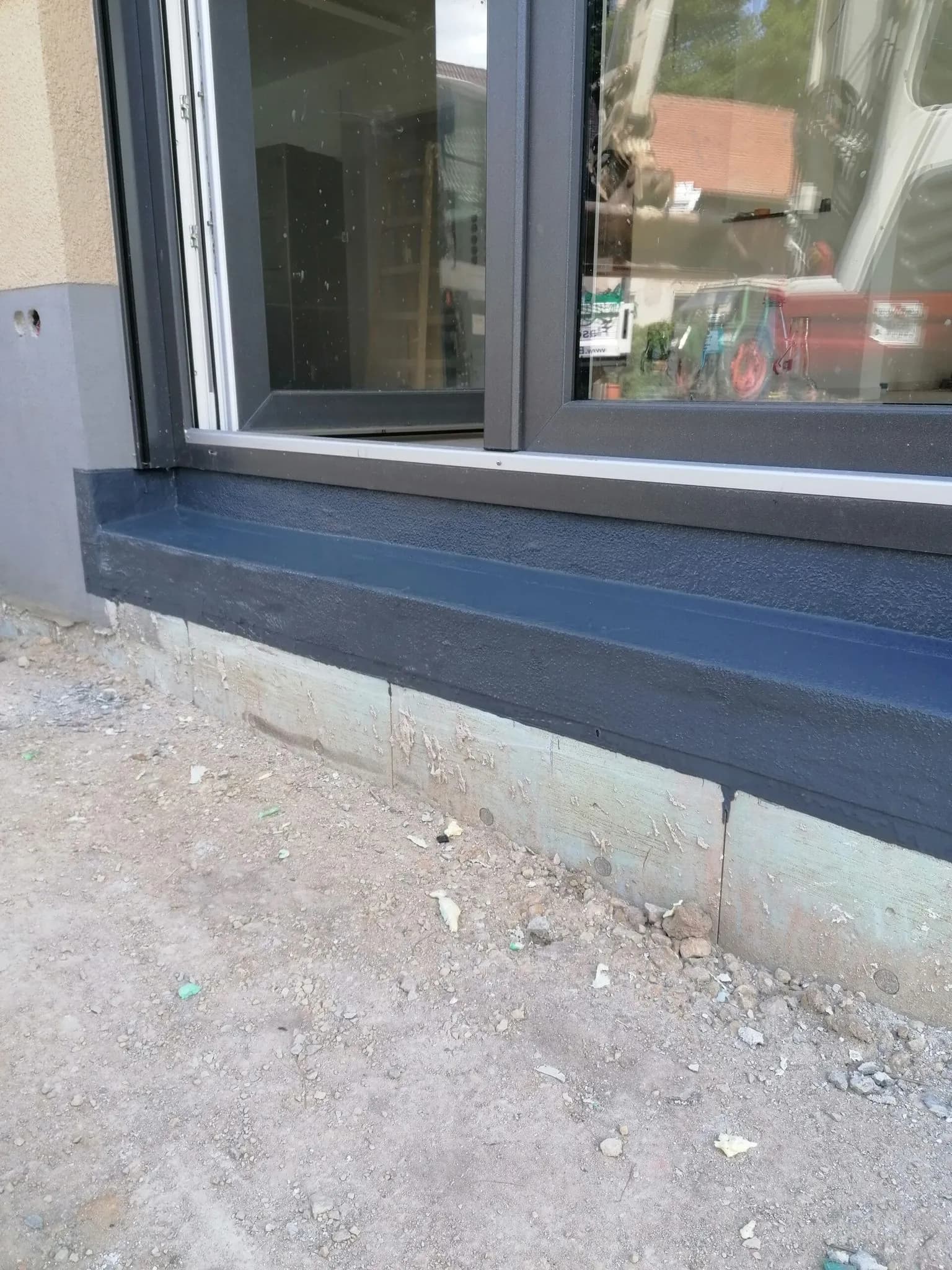 Abdichtung am Sockelbereich 2